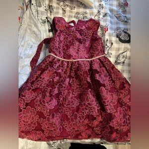 Girls Christmas dress size 5 NWOT